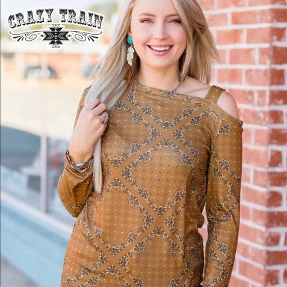 Crazy Train Mustard Meadows Top - Picture 2 of 8